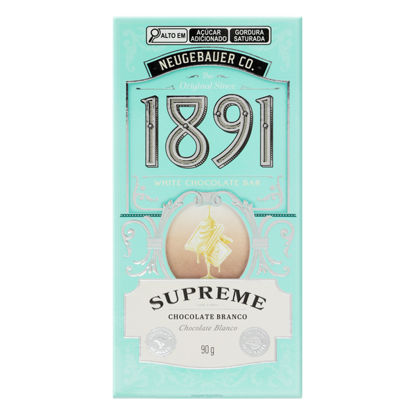 Chocolate Neugebauer 1891 Supreme Branco Barra 90g