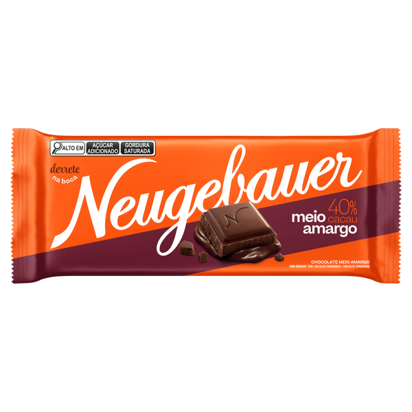 Chocolate Neugebauer 40% Cacau Barra 80g