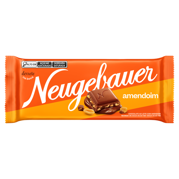 Chocolate Neugebauer Amendoim Barra 80g