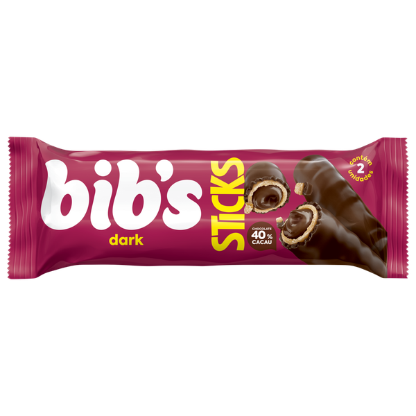 Chocolate Neugebauer Bibs Sticks Dark 29g