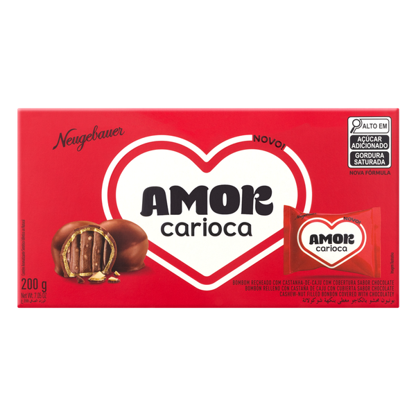 Chocolate Neugebauer Amor Carioca Bombom 200g