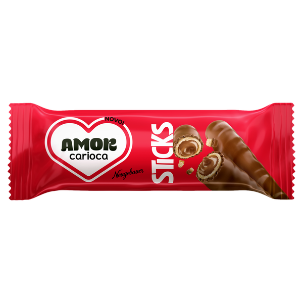 Chocolate Neugebauer Sticks Amor Carioca 29g