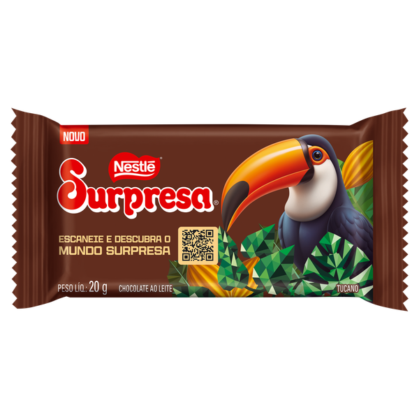Chocolate Surpresa Ao Leite 20g