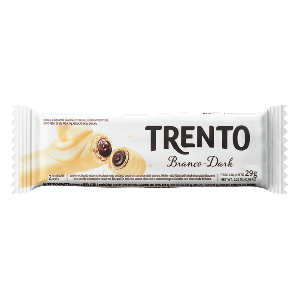 Chocolate Trento Wafer Chocolate Branco 29g