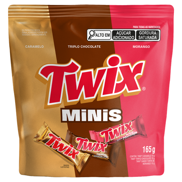 Chocolate Twix Mini Variedades 165g