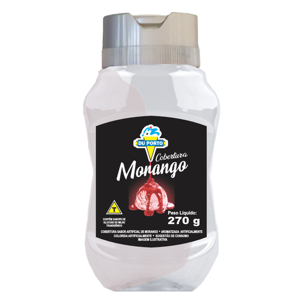 Cobertura Sorvete Du Porto Duporto Morango 270g