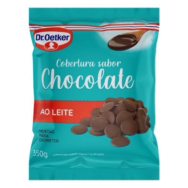Chocolate Cobertura Moedas Ao Leite 350g