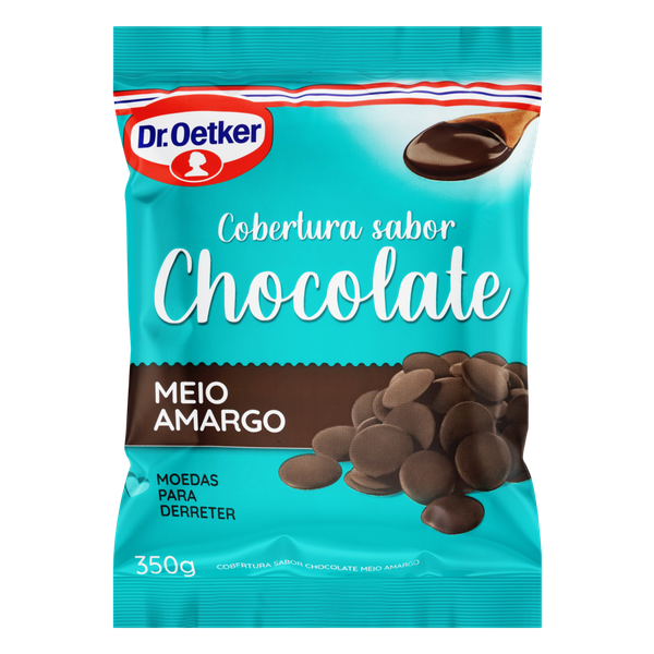 Chocolate Cobertura Moedas Amargo 350g