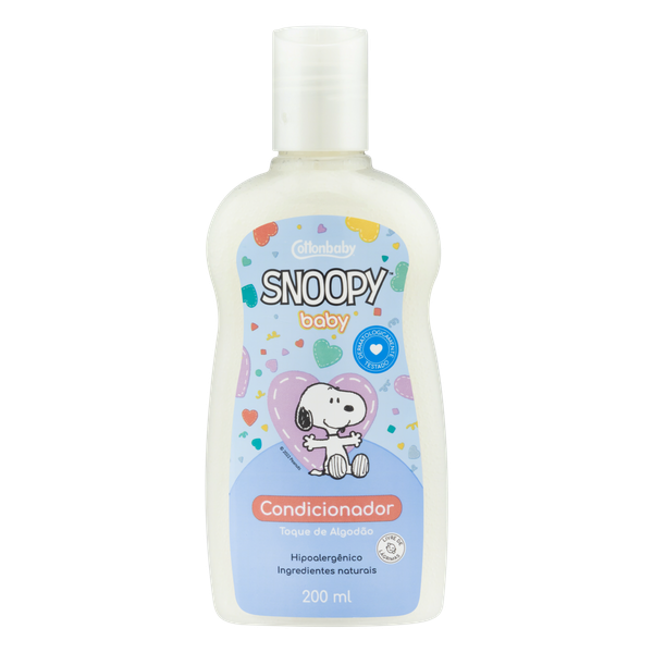 Cond Cottonbaby Snoopy Baby 200Ml Toque Algodao