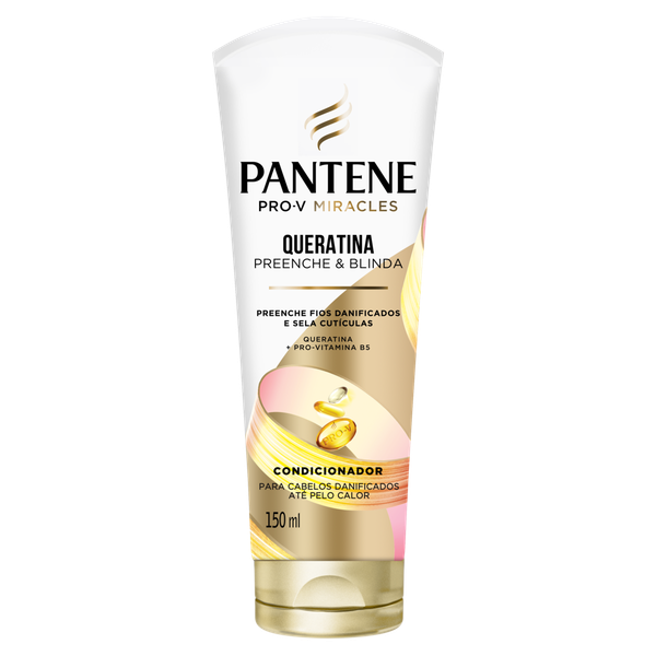 Condicionador Pantene Pro-v Queratina Preenche e Blinda 150ml