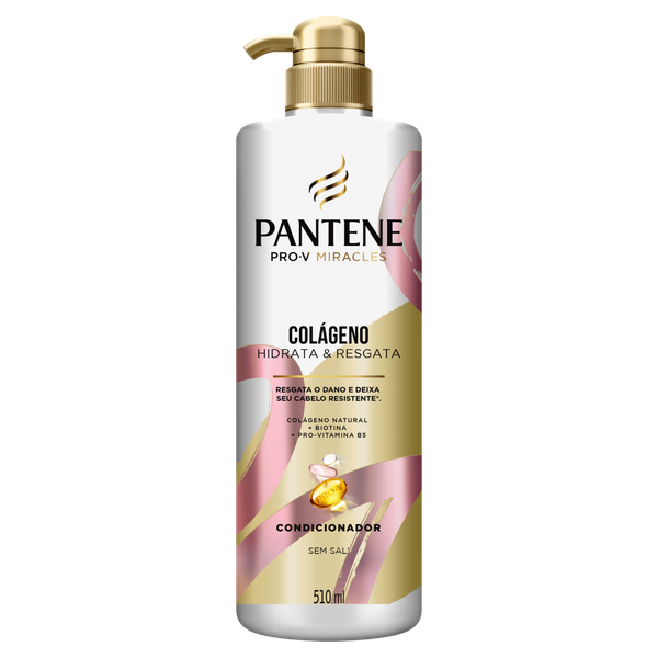 Condicionador Pantene Colágeno Hidrata e Resgata 510ml