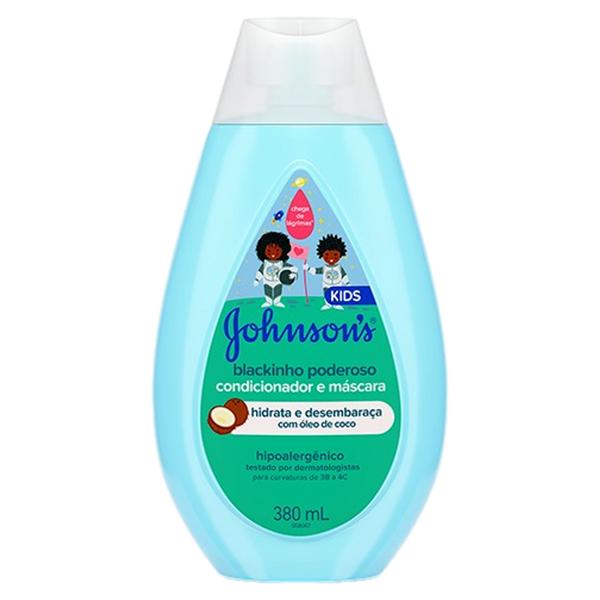 Condicionador e Máscara Johnsons Baby Blackinho Poderoso 380ml