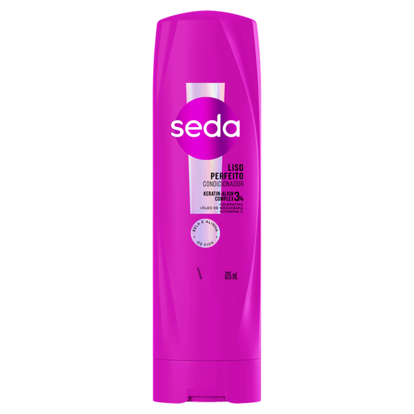 Condicionador Seda 325ml, Liso Perfeito