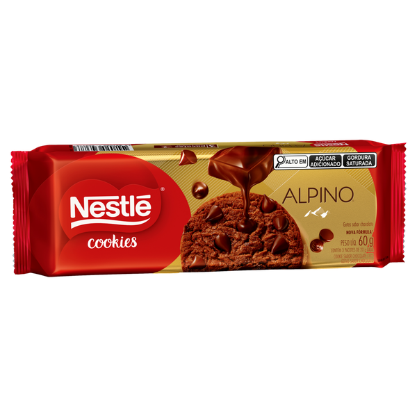Biscoito Nestlé Cookies Alpino 60g