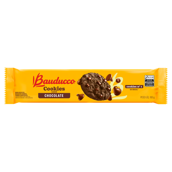 Biscoito Bauducco Cookies Chocolate 100g