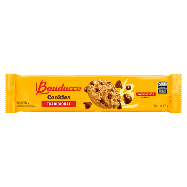 Biscoito Bauducco Cookies Original 100g