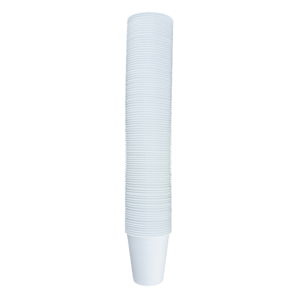 Copo Plástico Copobras PS Branco 180ml 100 Unidades