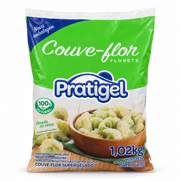 Couve Flor Pratigel Congelado 1,02kg