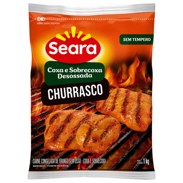 Coxa Sobrecoxa Frango Seara Congelado Osso 1kg