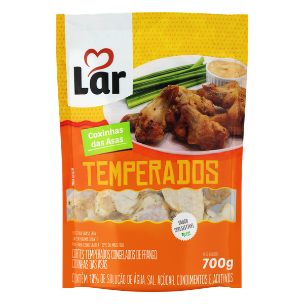 Coxinha da Asa Lar Temperada Congelada 700g