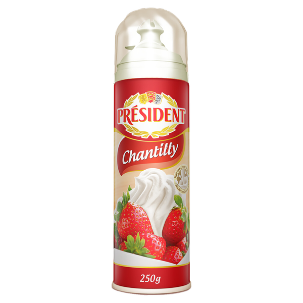 Bebida Vegetal Creme de Chantilly Spray Président 250g