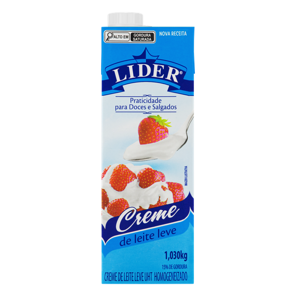 Creme de Leite Líder Tipo 1,03kg