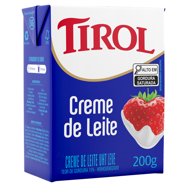 Creme de Leite Tirol 200g
