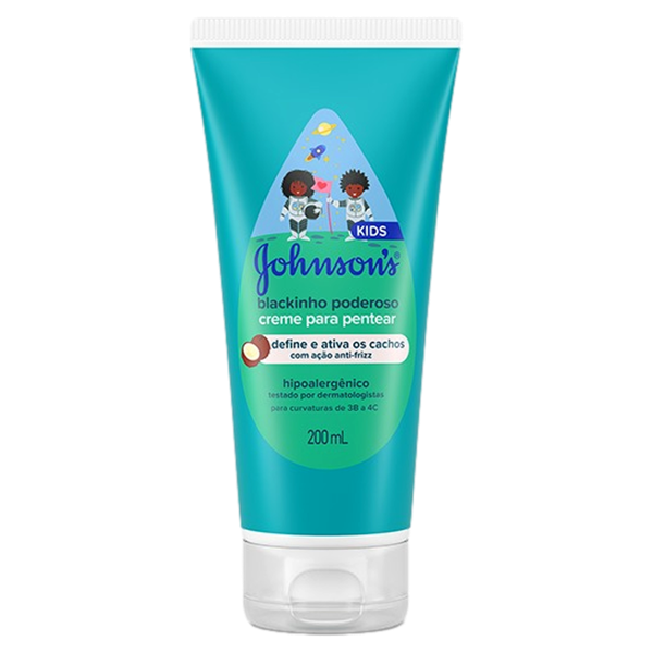 Creme Para Pentear Johnsons Baby Blackinho Poderoso 200ml