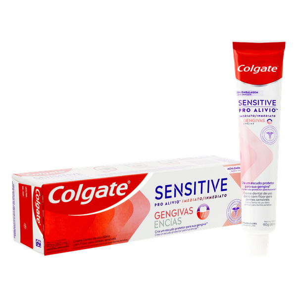Creme Dental Colgate Sensitive Pró Alívio Gengivas 90g