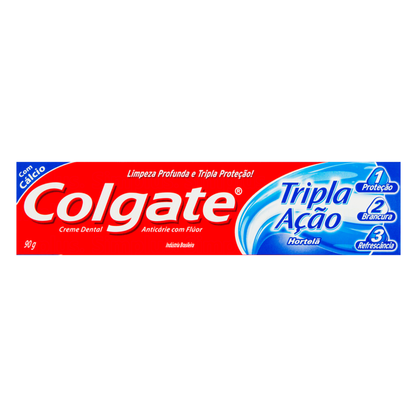 Creme Dental Colgate Tripla Ação Hortelã 90g