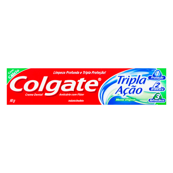 Creme Dental Colgate Tripla Ação Menta Original 90g
