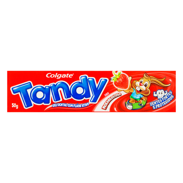 Creme Dental Gel Tandy Morango 50g