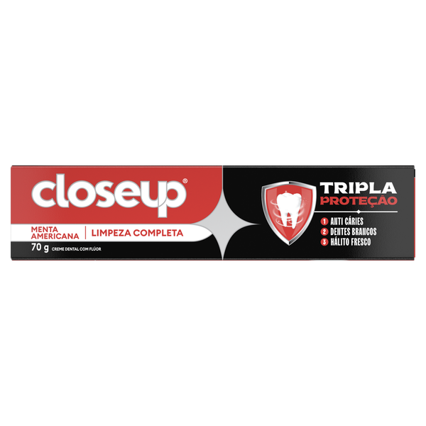 Creme Dental Close Up Triple Menta Americana 70g