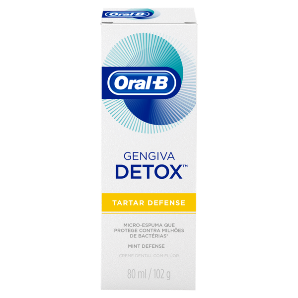 Creme Dental Orabl B Detox Anti Tártaro 102g