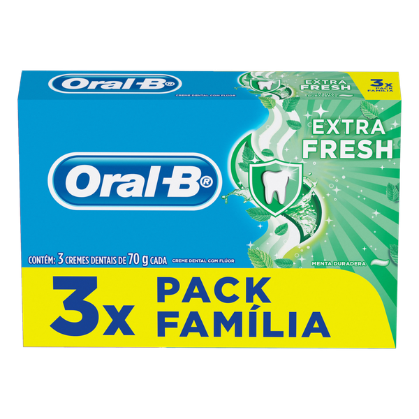 Creme Dental Oral-B Fresh 3x70g