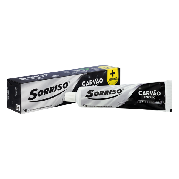 Creme Dental Sorriso Carvão Ativado 140g