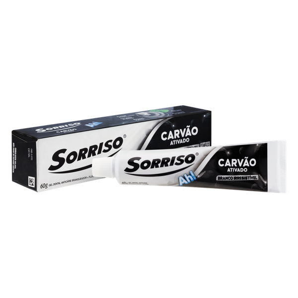 Creme Dental Sorriso Carvão Ativado 60g