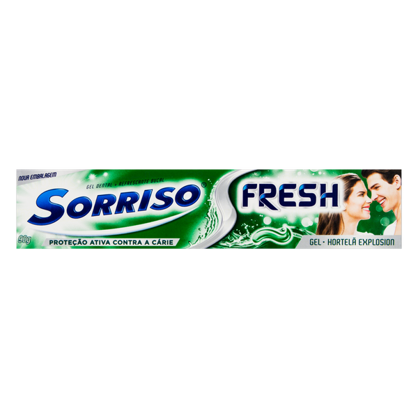 Creme Dental Sorriso Fresh Hortelã 90g