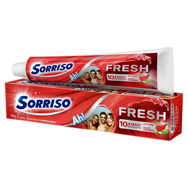 Creme Dental Sorriso Fresh Red 90g
