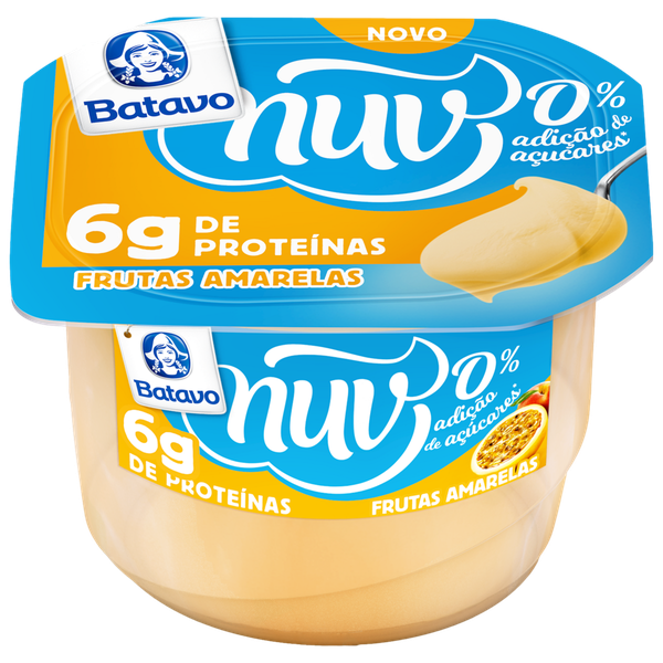 Creme de Queijo Quark Batavo Nuv 6g de Proteínas Frutas Amarelas 100g