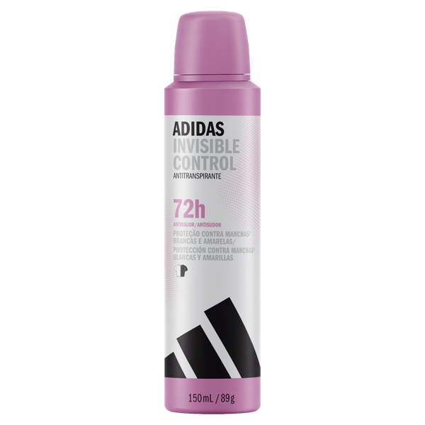 Desodorante Adidas Aerosol Feminino Invisible 150ml