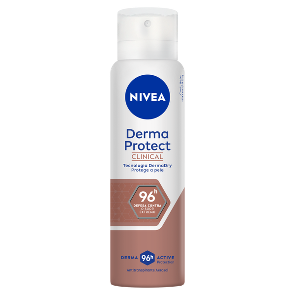 Desodorante Antitranspirante Aerossol Nivea Feminino Derma Protect Clinical 150ml