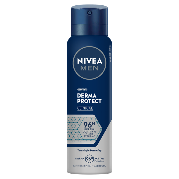 Desodorante Antitranspirante Aerossol Nivea Men Derma Protect Clinical 150ml
