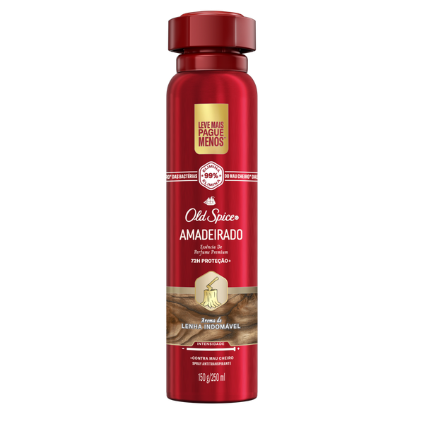 Desodorante Old Spice Aerosol Amadeirado Lm Pm 250ml