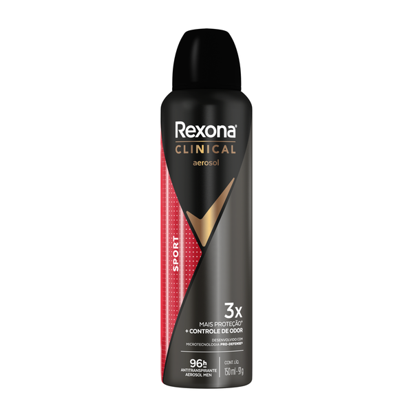 Desodorante Aerosol Rexona Clinical Men Sport 150ml