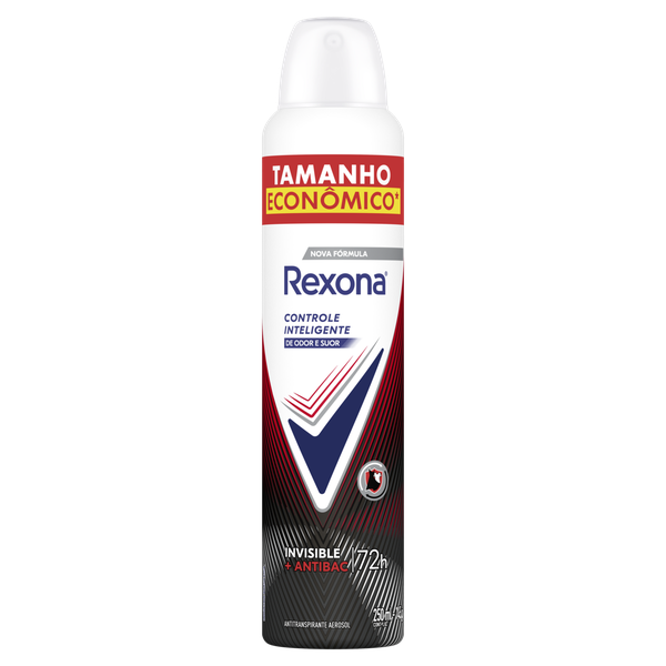 Desodorante Rexona Aerosol Antibacterial Invisível 250ml