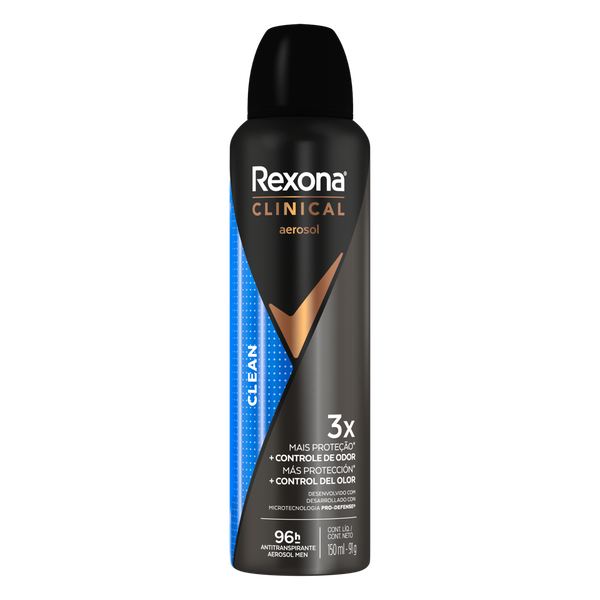 Desodorante Rexona Aerosol Men Clin Clean 150ml