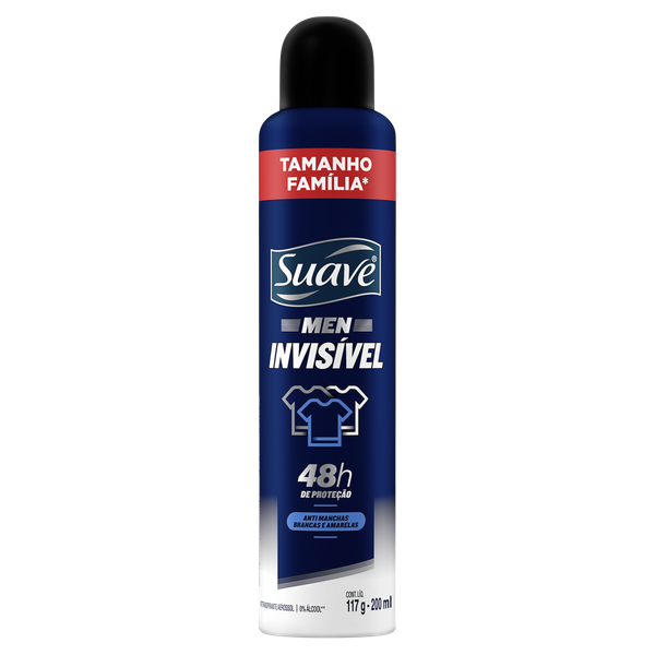 Desodorante Suave Aerosol Men Invisível 200ml