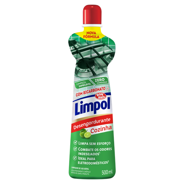Limpador Limpol Desengordurante Cozinha Sqz 500ml