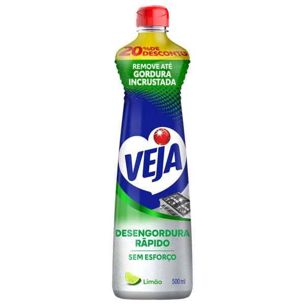 Desengordurante Veja Squeeze Leve 500ml Pague 400ml